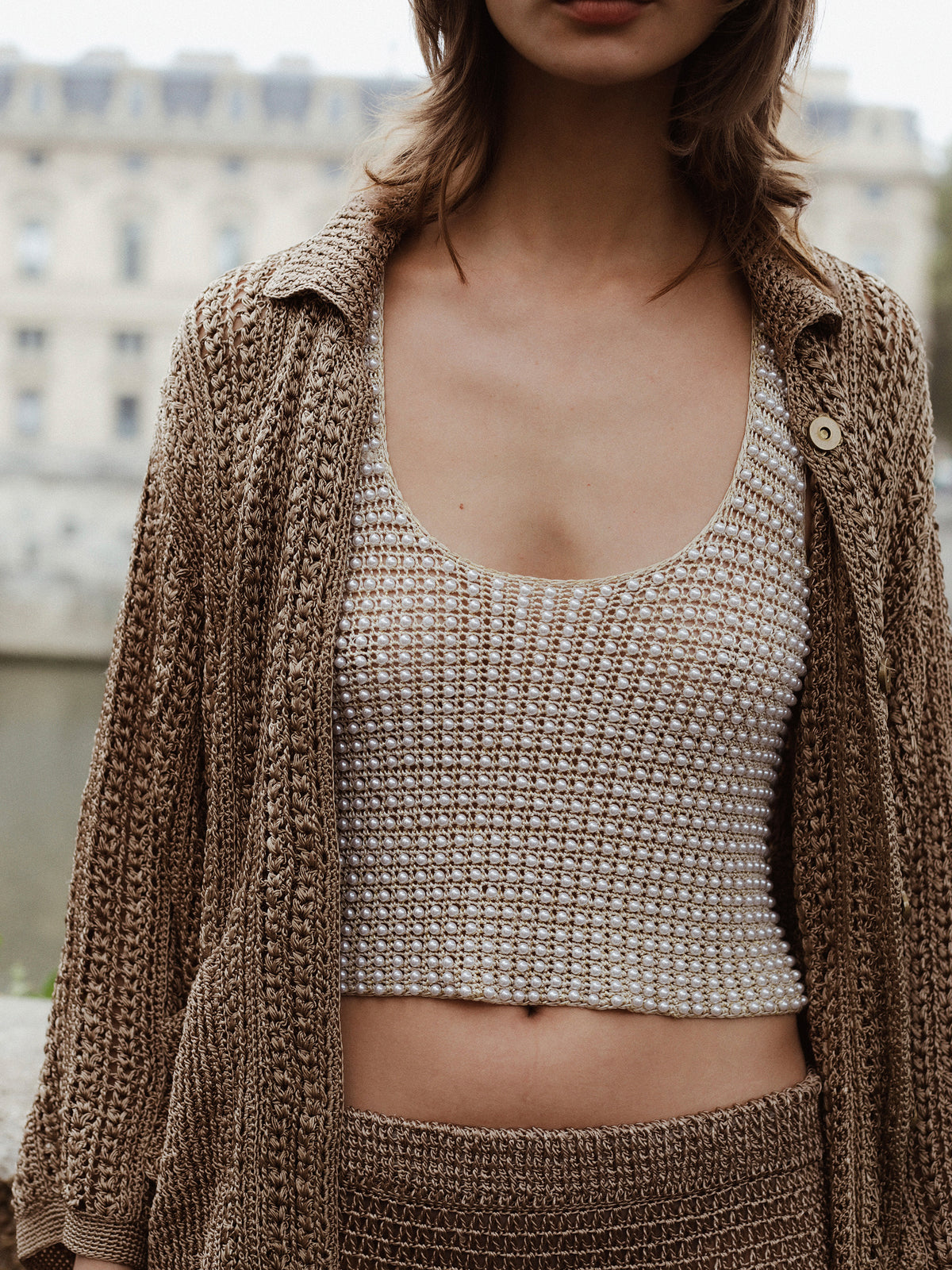 Cropped Pearls